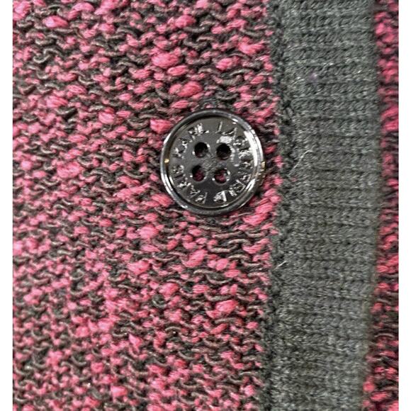 Karl Lagerfeld Paris Ongoing Mulled Wine Sweater Cardigan L8WS0713 Size Large - Picture 8 of 12